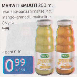 Allahindlus - MARVIT SMUUTI 200 ML