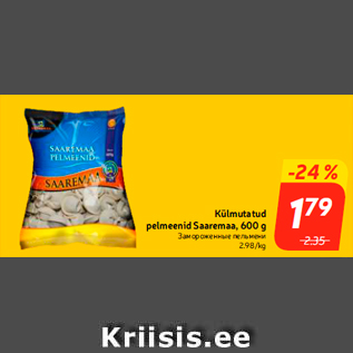 Allahindlus - Külmutatud pelmeenid Saaremaa, 600 g