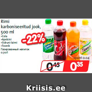 Allahindlus - Rimi karboniseeritud jook, 500 ml