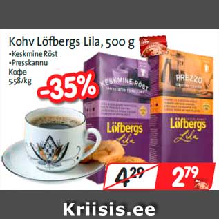 Allahindlus - Kohv Löfbergs Lila, 500 g