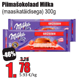 Allahindlus - Piimašokolaad Milka