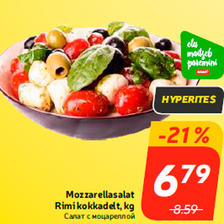 Allahindlus - Mozzarellasalat Rimi kokkadelt, kg