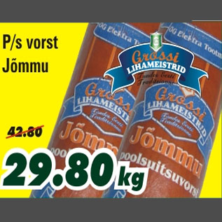 Allahindlus - P/s vorst Jõmmu