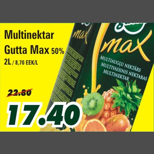 Allahindlus - Multinektar Gutta Max 50%