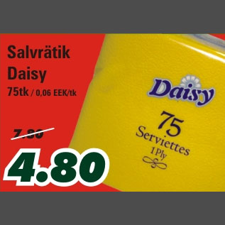 Allahindlus - Salvrätik Daisy