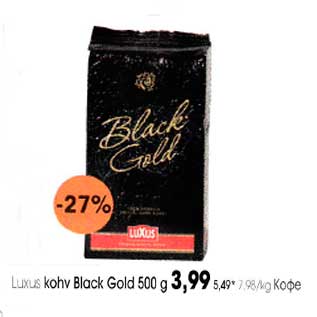 Allahindlus - Luxus kohv Black Gold 500g