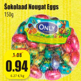 Allahindlus - Šokolaad Nougat Eggs