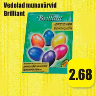 Allahindlus - Vedelad munavärvid Brilliant