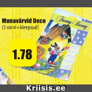 Allahindlus - Munavärvid Deco