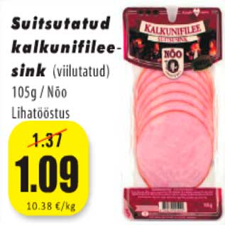 Allahindlus - Suitsutatud kalkunifileesink