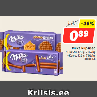 Allahindlus - Milka küpsised