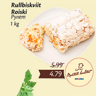 Allahindlus - Rullbiskviit Roiski, 1 kg