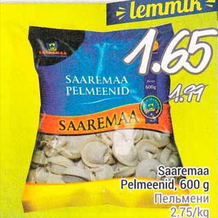 Allahindlus - Saremaa Pelmeenid, 600 g