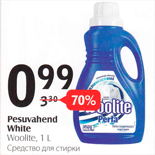 Allahindlus - Pesuvahend White Woolite, 1 l