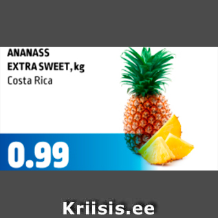 Allahindlus - ANANASS EKSTRA SWEET, kg