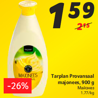 Allahindlus - Tarplan Provansaal majonees, 900 g