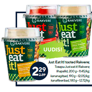 Allahindlus - Just Eat It! tooted Rakvere