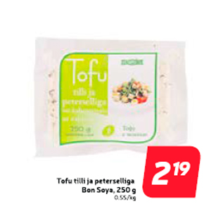 Allahindlus - Tofu tilli peterselliga Bon Soya, 250 g