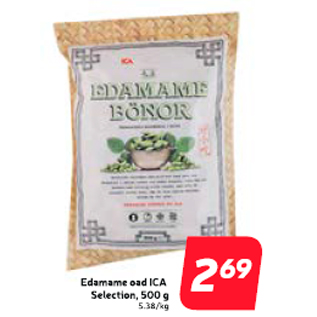 Allahindlus - Edamame oad ICA Selection, 500 g