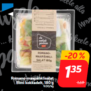 Allahindlus - Romano-maapähklisalat Rimi kokkadelt, 180 g