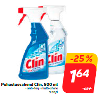 Allahindlus - Puhastusvahend Clin, 500 ml