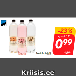 Allahindlus - Toonik Ørn Craft, 1 l