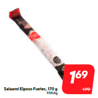 Allahindlus - Salaami Elpozo Fuetec, 170 g