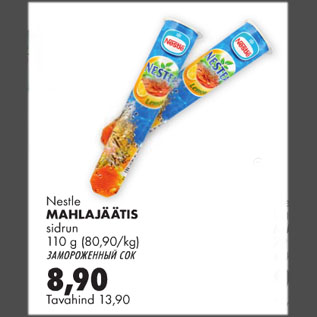 Allahindlus - Nestle Mahlajäätis