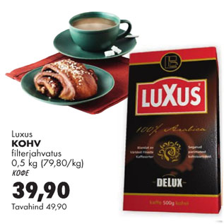 Allahindlus - Luxus kohv