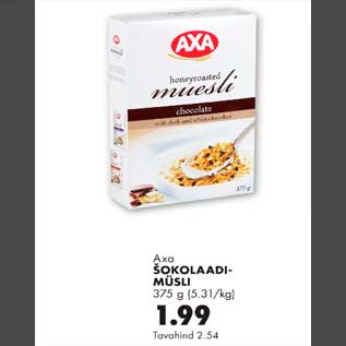 Allahindlus - Šokolaadi-müsli 375g