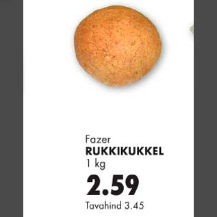 Allahindlus - Rukkikukkel 1 kg