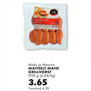 Allahindlus - Maitselt mahe grillvorst 900g