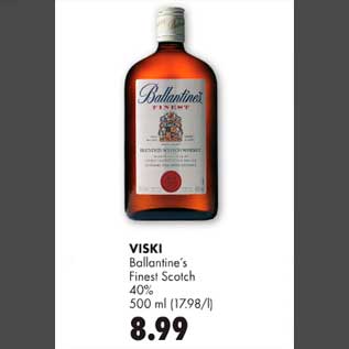 Allahindlus - Viski Ballantine"s Finest Scolch 40%, 500ml