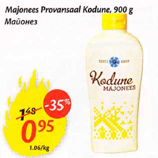 Allahindlus - Majonees Рrоvаnsааl Коdunе, 90Qg