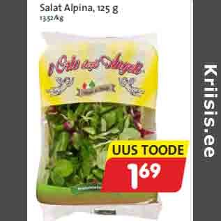 Allahindlus - Salat Alpina, 125 g