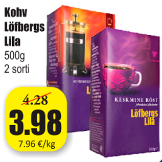 Allahindlus - Kohv Löfbergs Lila