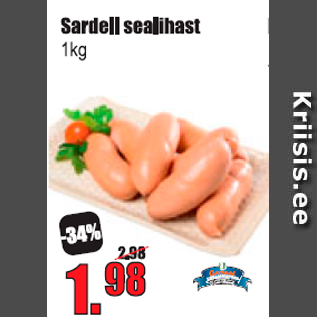 Allahindlus - Sardell sealihast 1 kg