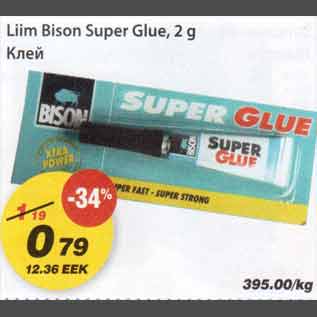 Allahindlus - Liim Bison Super Glue