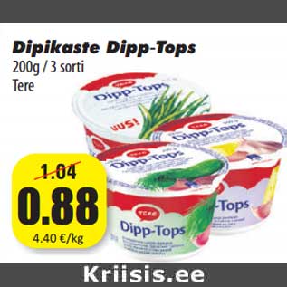 Allahindlus - Dipikaste Dipp-Tops