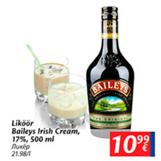 Allahindlus - Liköör Baileys Irish Cream