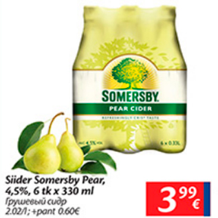 Allahindlus - Siider Somersby Pear