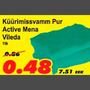 Allahindlus - Küürimissvamm Pur Active Mena Vileda