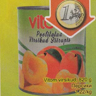 Allahindlus - Vitom virsikud,