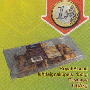 Allahindlus - Royal Biscuit lehttaignaküpsis,