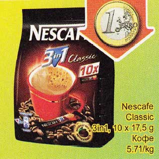 Allahindlus - Nescafe Classic 3in1,