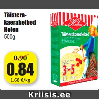 Allahindlus - Täisterakaerahelbed Helen 500 g