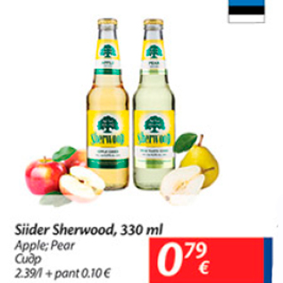 Allahindlus - Siider Sherwood, 330 ml