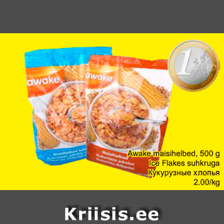 Allahindlus - Awake maisihelbed, 500 g Ise Flakes suhkruga