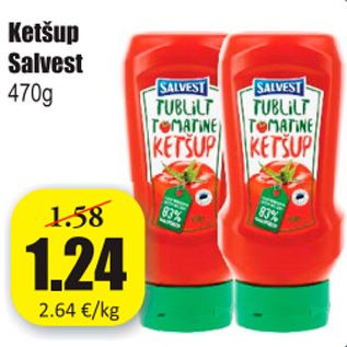 Allahindlus - Ketšup Salvest 470 g