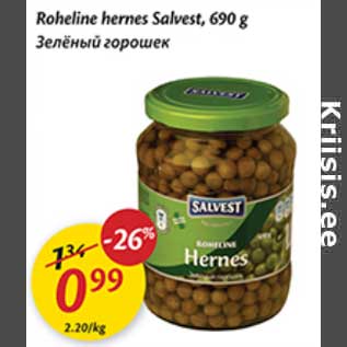 Allahindlus - Roheline hernes Salvest, 690 g